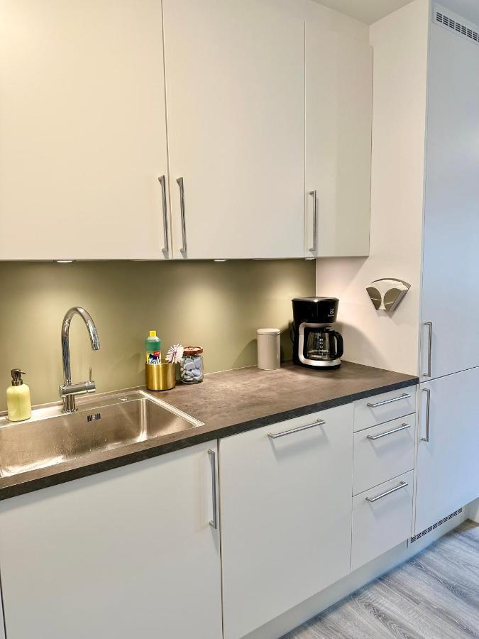 Modern Apartment In ทรอมโซ ภายนอก รูปภาพ