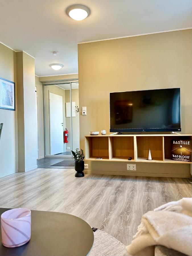 Modern Apartment In ทรอมโซ ภายนอก รูปภาพ